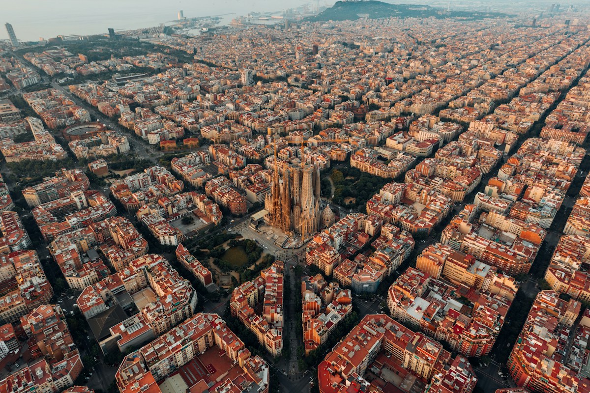 Exterior de la Sagrada Familia en Barcelona.